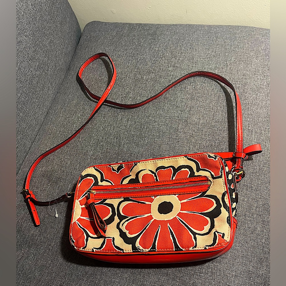 Coach poppy floral crossbody bag 25121